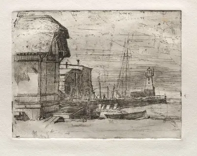 West Pier by Otto Henry Bacher, 1878 — digital art print download