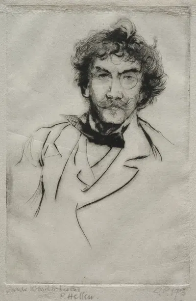 James MacNeill Whistler by Поль Сезар Элью, 1903 — digital art print download