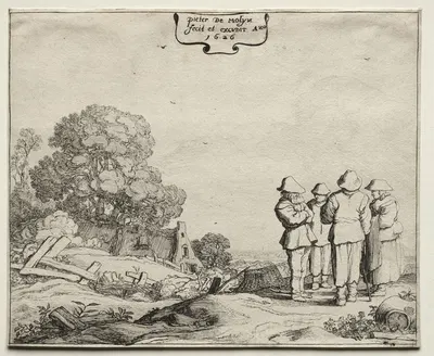Landscapes by Pieter Molyn, 1626 — digital art print download