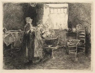 Monday Morning, Holland by Роберт Фредерик Блум — digital art print download