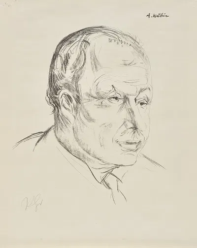 Alfred Kubin by Рудольф Гроссманн, 1925 — digital art print download