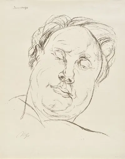 Emil Jannings by Рудольф Гроссманн, 1925 — digital art print download