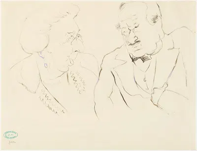 Hermine Feist-Wollheim and Marczell von Nêmes by Рудольф Гроссманн, 1929-1931 — digital art print download