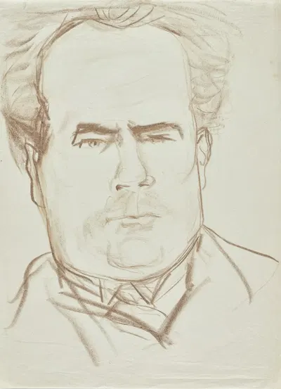 Männerportrait by Рудольф Гроссманн — digital art print download
