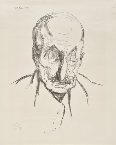 Max Liebermann by Рудольф Гроссманн, 1925 — digital art print download
