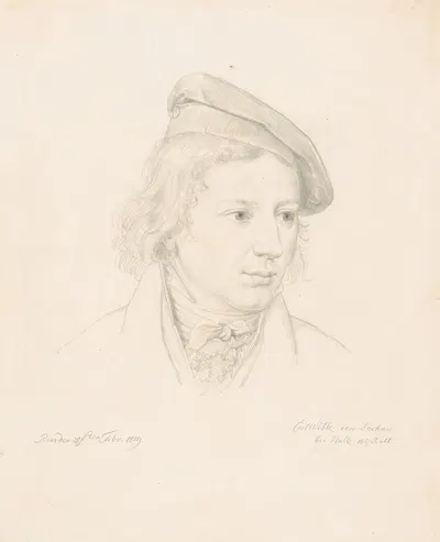 Portrait of Johann Heinrich Friedrich Carl Witte by Самуэль Амслер, 1819 — digital art print download
