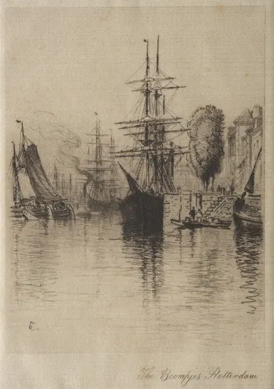 The Boompjes, Rotterdam by Samuel Colman, 1832–1920 — digital art print download