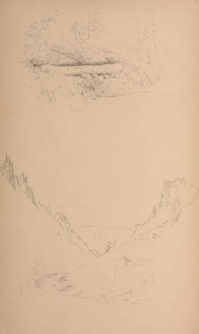 Landscapes, Berlin Falls by Сэнфорд Робинсон Гиффорд, 1859 — digital art print download