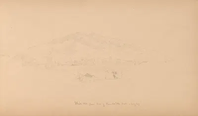 White Mountians from foot of Randolph Hill by Сэнфорд Робинсон Гиффорд, 1859 — digital art print download