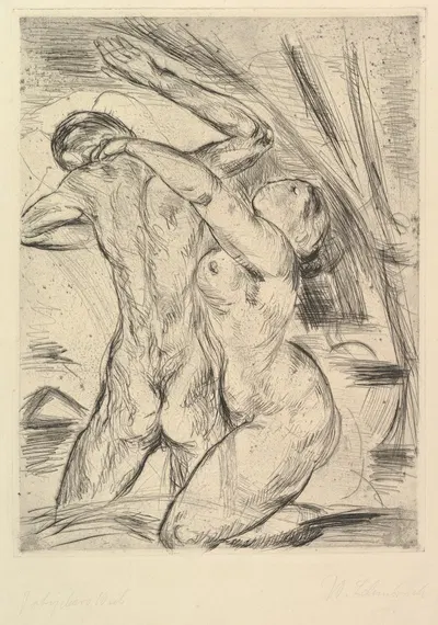 Potiphar's Wife (Potiphars Weib) by Вильгельм Лембрук, 1914 — digital art print download