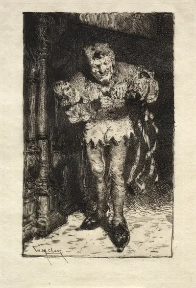The Jester by Уильям Мерритт Чейз, c. 1890 — digital art print download