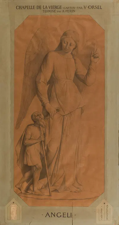 Angeli by Альфонс-Анри Перен, 1834-1850 — digital art print download