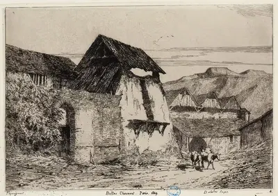 Бютт Шомон, Париж, 1849 by Огюст Пекенё, 1849 — digital art print download