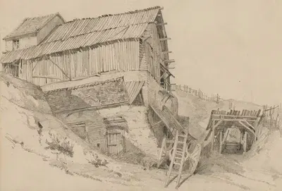 Лес Бютт-Шомон by Огюст Пекенё, 1855 — digital art print download