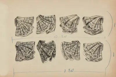 Dessin de mode by Cécile Kahn, 1900-1905 — digital art print download