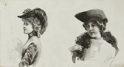 Etude by Cécile Kahn, 1900-1905 — digital art print download
