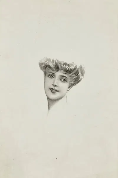 Etude by Cécile Kahn, 1900-1905 — digital art print download