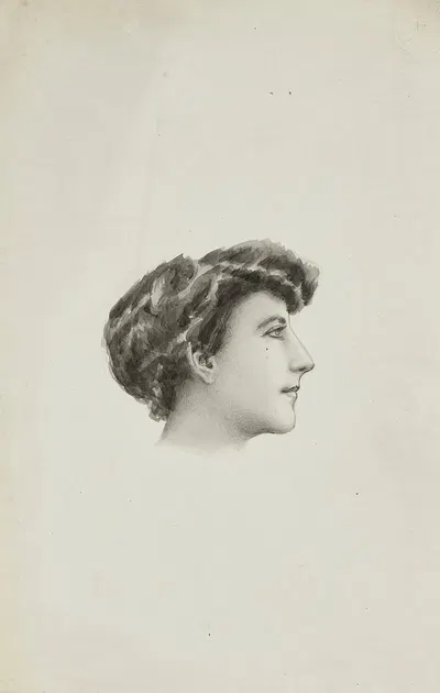 Etude by Cécile Kahn, 1900-1905 — digital art print download