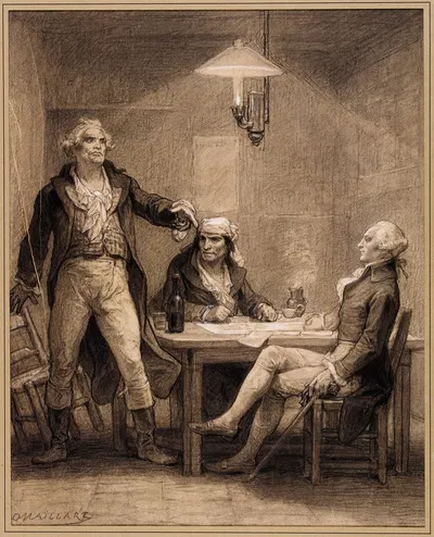 Le cabaret de la rue du Paon by Diogène Maillart, 1876 — digital art print download