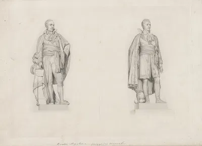 Bonaparte (Joseph) Bonaparte (Louis) by Эрнест Эбер, 1838 — digital art print download