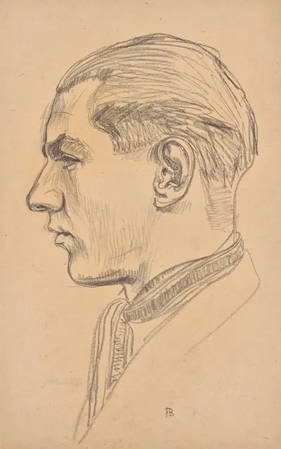 Porträt Franz Barwig des Jüngeren by Franz Barwig the Elder, 1921 — digital art print download