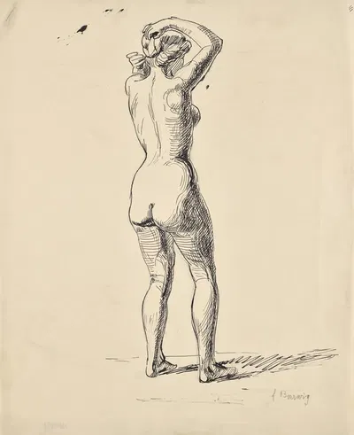 Skizze einer Badenden by Franz Barwig the Elder, 1930 — digital art print download