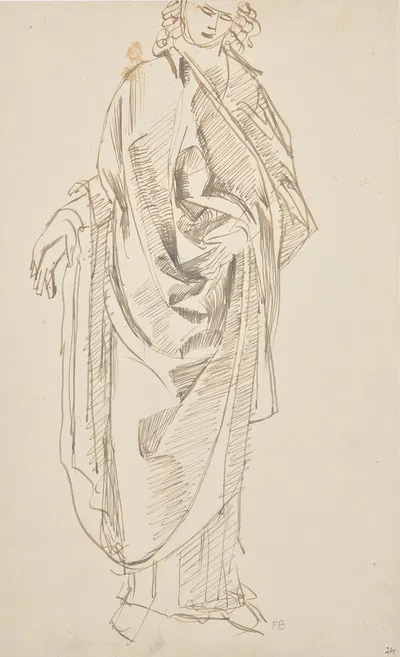 Studie zum Hl. Johannes by Franz Barwig the Elder, 1925 — digital art print download