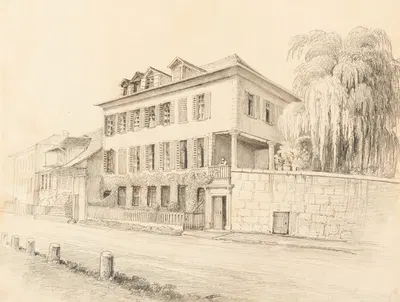 Maison de G. Lory Fils à l'Altenberg by Габриэль Лори младший — digital art print download