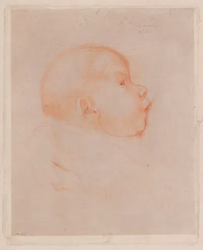 Portrait d'enfant by Жан Вебер, 1891 — digital art print download