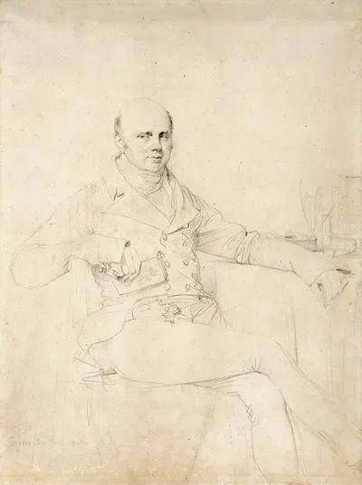 John Russell, Sixth Duke of Bedford by Жан Огюст Доминик Энгр, 1815 — digital art print download