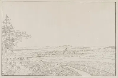 Aarau by Иоганн Якоб Ашманн, 1800 — digital art print download