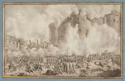 Захват Бастилии, 14 июля 1789 by Жюль-Адольф Шовен — digital art print download