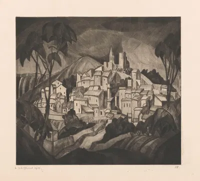 Les Angles II by Lodewijk Schelfhout, 1912 — digital art print download