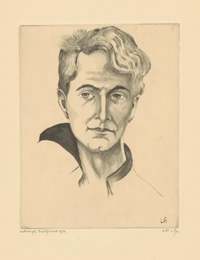 Portret van Patrick Bakker by Lodewijk Schelfhout, 1936 — digital art print download