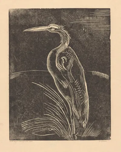 Reiger by Lodewijk Schelfhout, 1933 — digital art print download
