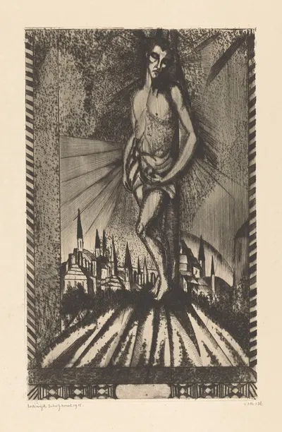 Saint Sébastien by Lodewijk Schelfhout, 1915 — digital art print download