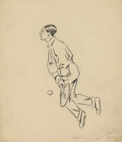 Bharpur Singh (de Karputhala), le revers à deux mains by Луи де Флерак, 1920-1925 — digital art print download
