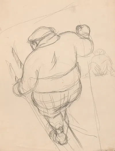 Skieur corpulent by Луи де Флерак — digital art print download