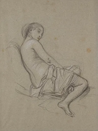 Etude de femme nue by Louis Devedeux — digital art print download