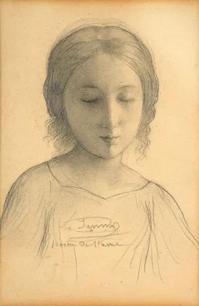 Study for 'Le Poème de l'âme' by Луи Жанмо — digital art print download