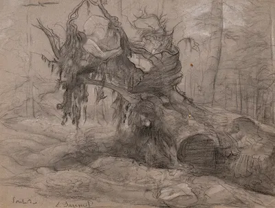 Study for 'Sans Dieu' from 'Le Poème de l'âme' by Луи Жанмо — digital art print download