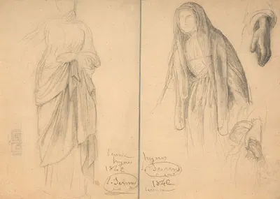 Study for the 'Banner of Hyères' by Луи Жанмо, 1842 — digital art print download