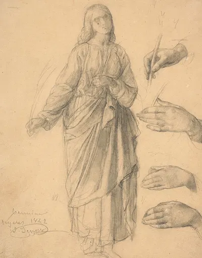 Study for the 'Banner of Hyères' by Луи Жанмо, 1842 — digital art print download
