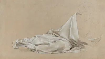 Etude de femme à demi-couchée by Люк-Оливье Мерсон — digital art print download