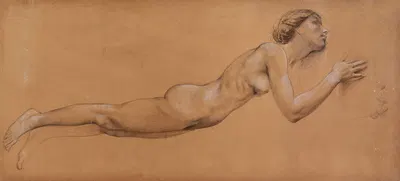 Femme nue by Люк-Оливье Мерсон — digital art print download