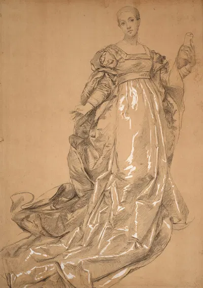Study for Poetry, muse of the arts by Мари Браккемонд — digital art print download