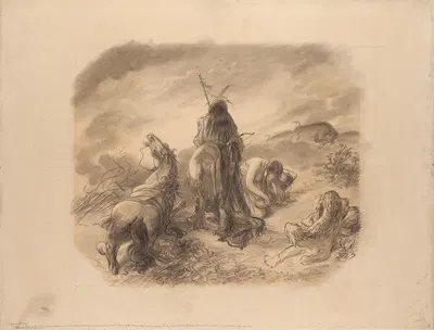 Oheň – cyklus Živly by Миколаш Алеш, 1881 — digital art print download