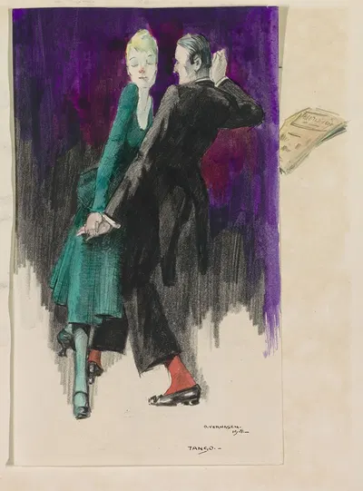 Tango by Otto Verhagen, 1917-1919 — digital art print download