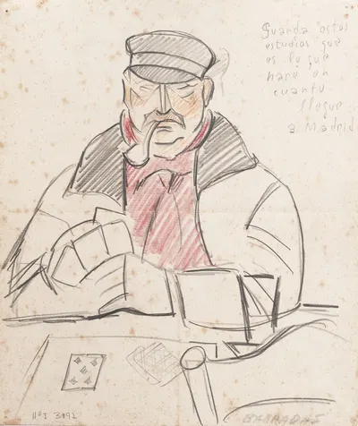 Estudio by Рафаэль Баррадас, 1925 — digital art print download