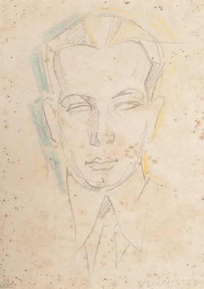 Retrato by Rafael Barradas, 1924-1926 — digital art print download